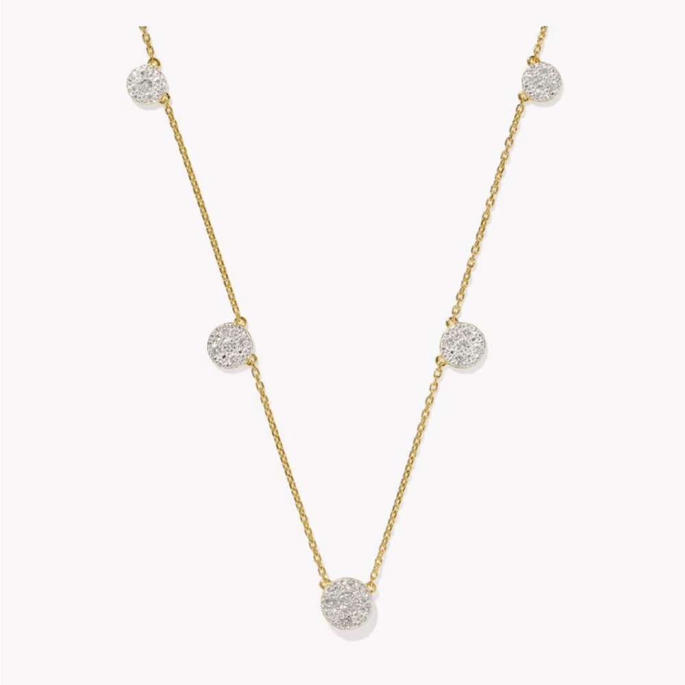 Kendra Scott 18k gold and Topaz necklace